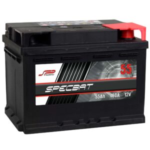 Akumulator SPECBAT 55Ah 460A EN PRAWY PLUS niski