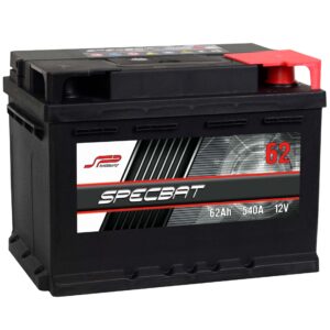 Akumulator SPECBAT 62Ah 540A EN PRAWY PLUS wysoki