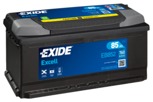 Akumulator Exide Excell 85Ah 760A EB852 EN PRAWY PLUS