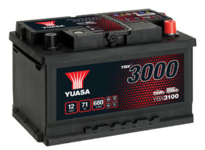Akumulator Yuasa YBX3100 Standard 12V 71Ah 680A Prawy Plus