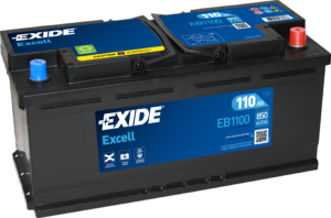 Akumulator Exide Excell 110Ah 850A EB1100 EN PRAWY PLUS