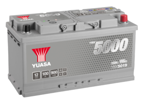 Akumulator Yuasa YBX5019 Silver 12V 100Ah 900A Prawy Plus