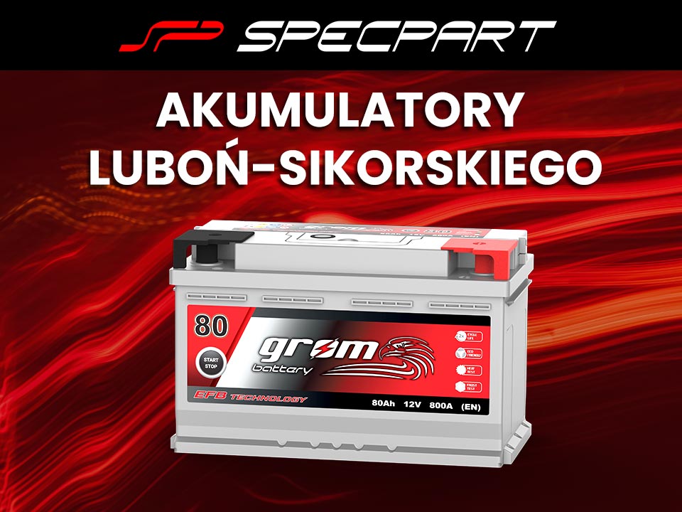 Akumulatory Luboń ul. Sikorskiego 12 Specpart