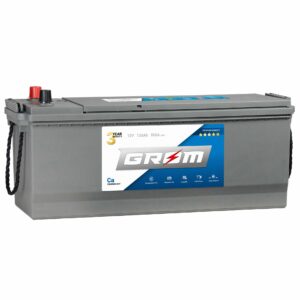 Akumulator GROM Premium 135Ah 950A ze stopką LEWY PLUS