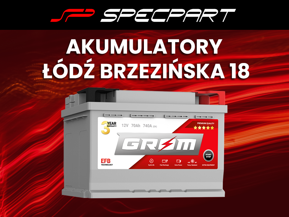 Specpart Łódź Bałuty punkt sprzedaży akumulatorów ul. Brzezińska 18