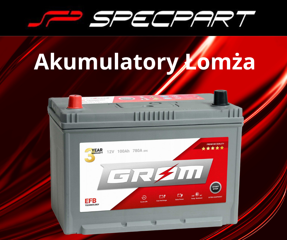 Akumulatory Łomża sklep z akumulatorami Specpart ul. W. Broniewskiego 22