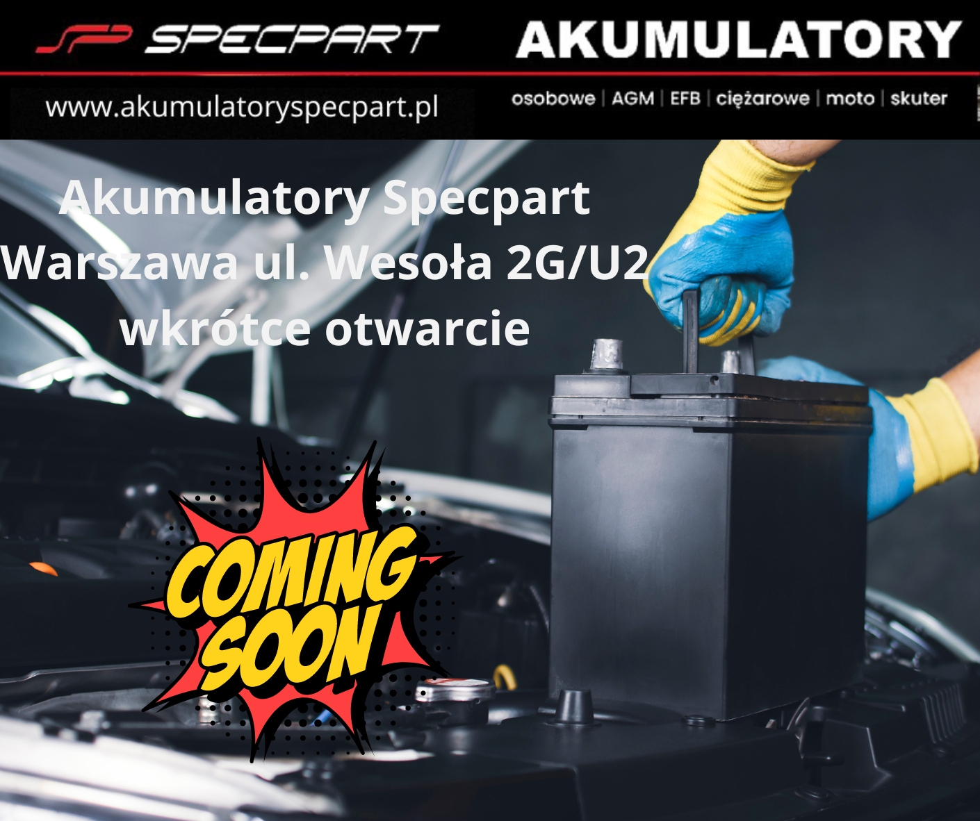 Akumulatory Specpart Warszawa Wesoła