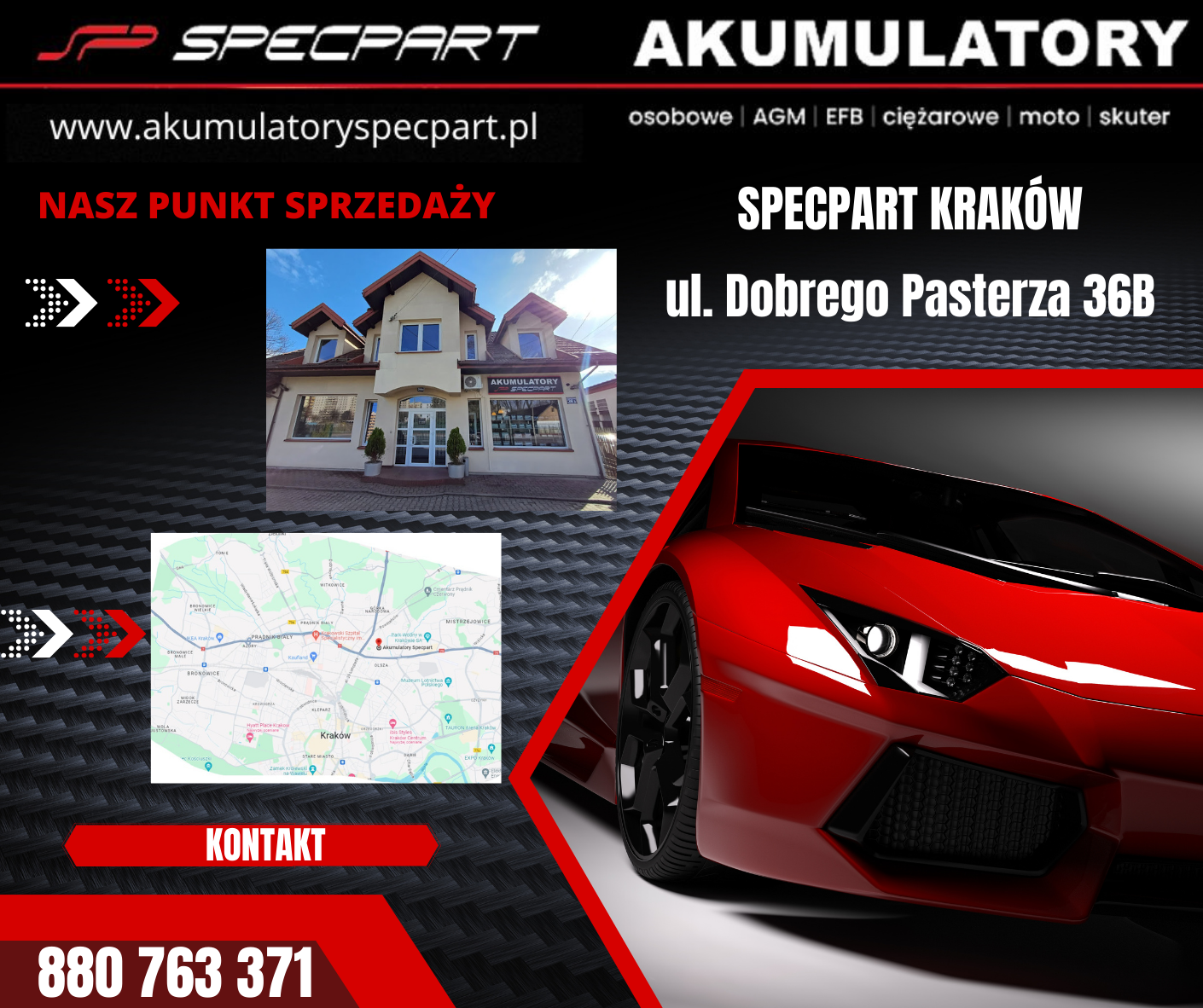Akumulatory Kraków- największy wybór w Krakowie