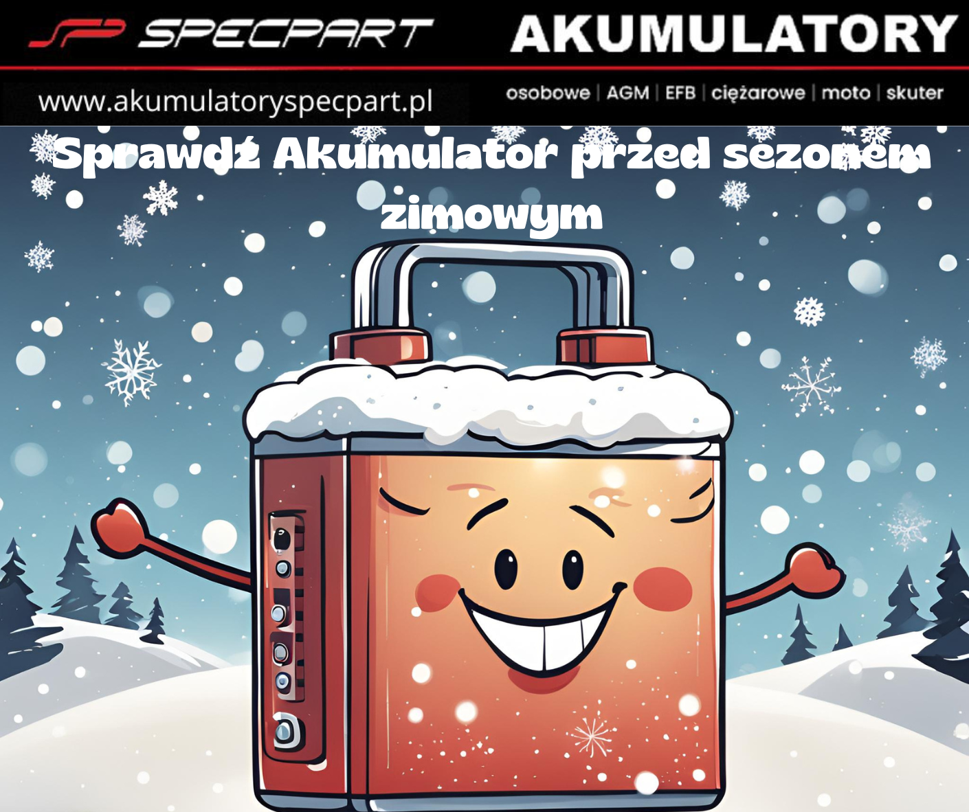 Sprawdź Akumulator przed sezonem zimowym