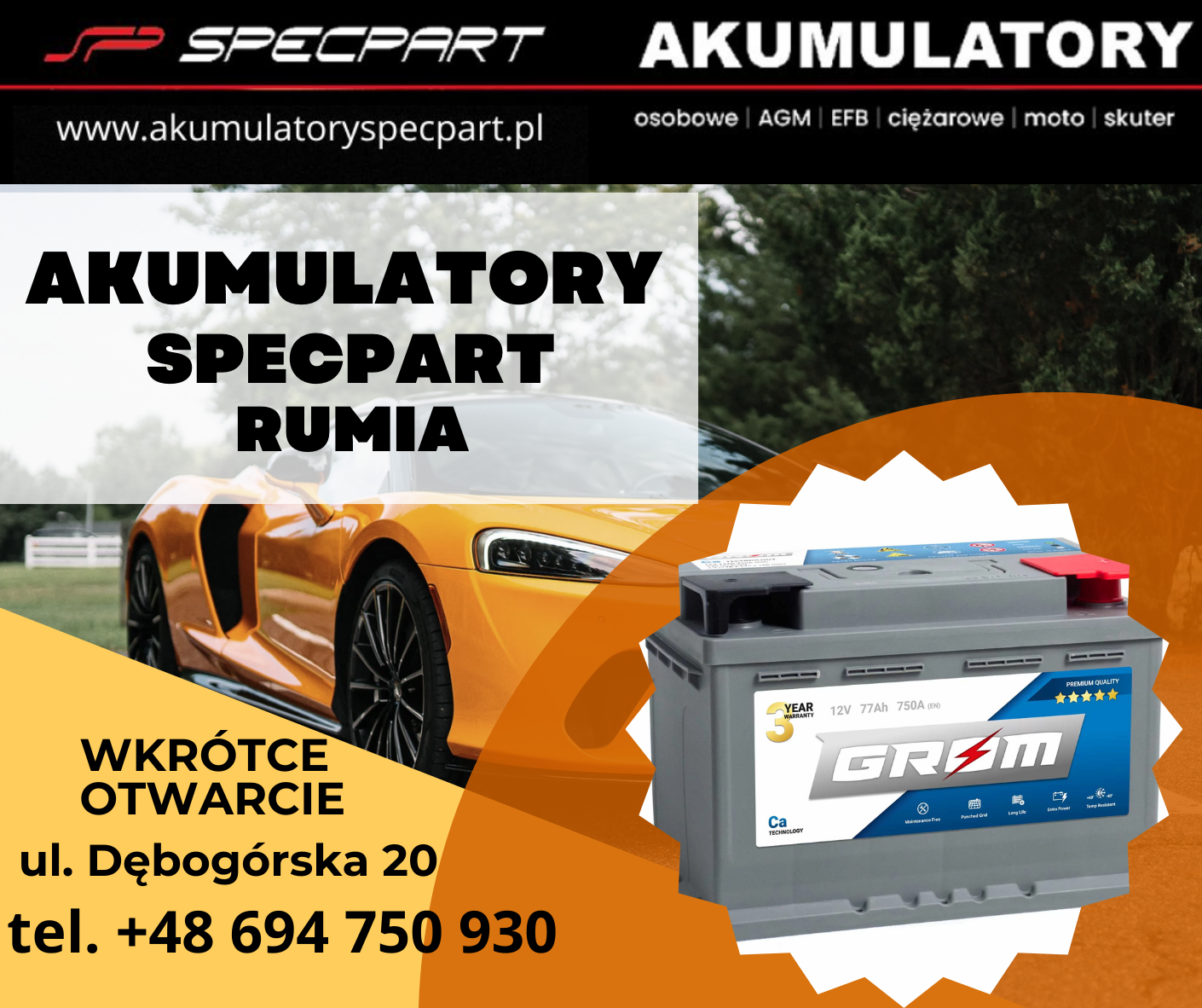 Akumulatory Rumia Specpart