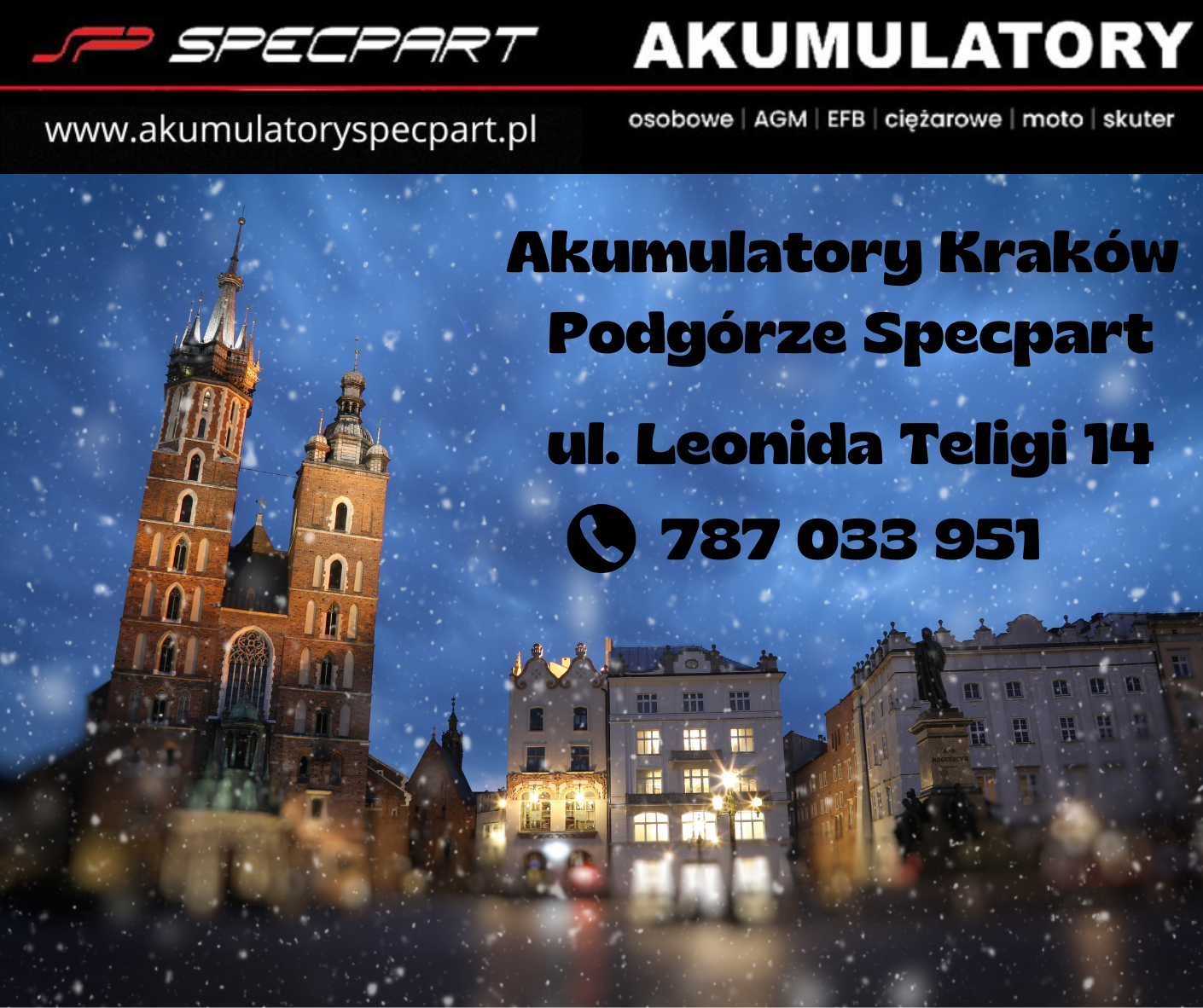 Akumulatory Kraków Podgórze Specpart